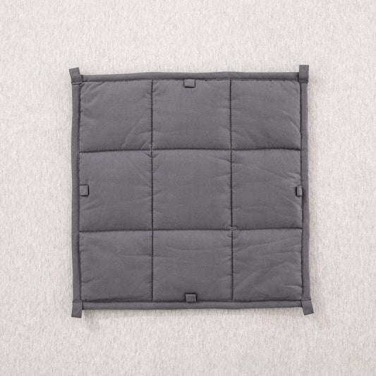 Dark Gray Cotton Gravity Blanket - Promote Deep Sleep Reduce Anxiety