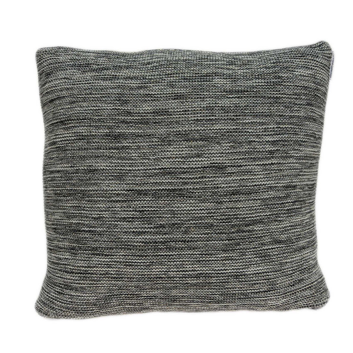 20inchesx 20inches Transitional Heather Gray Cotton Pillow