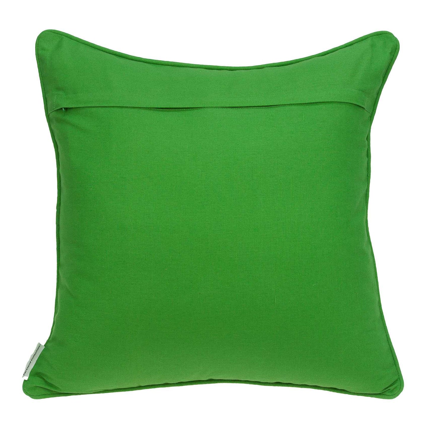 20inches x 7inches x 20inches Transitional Green and White Pillow