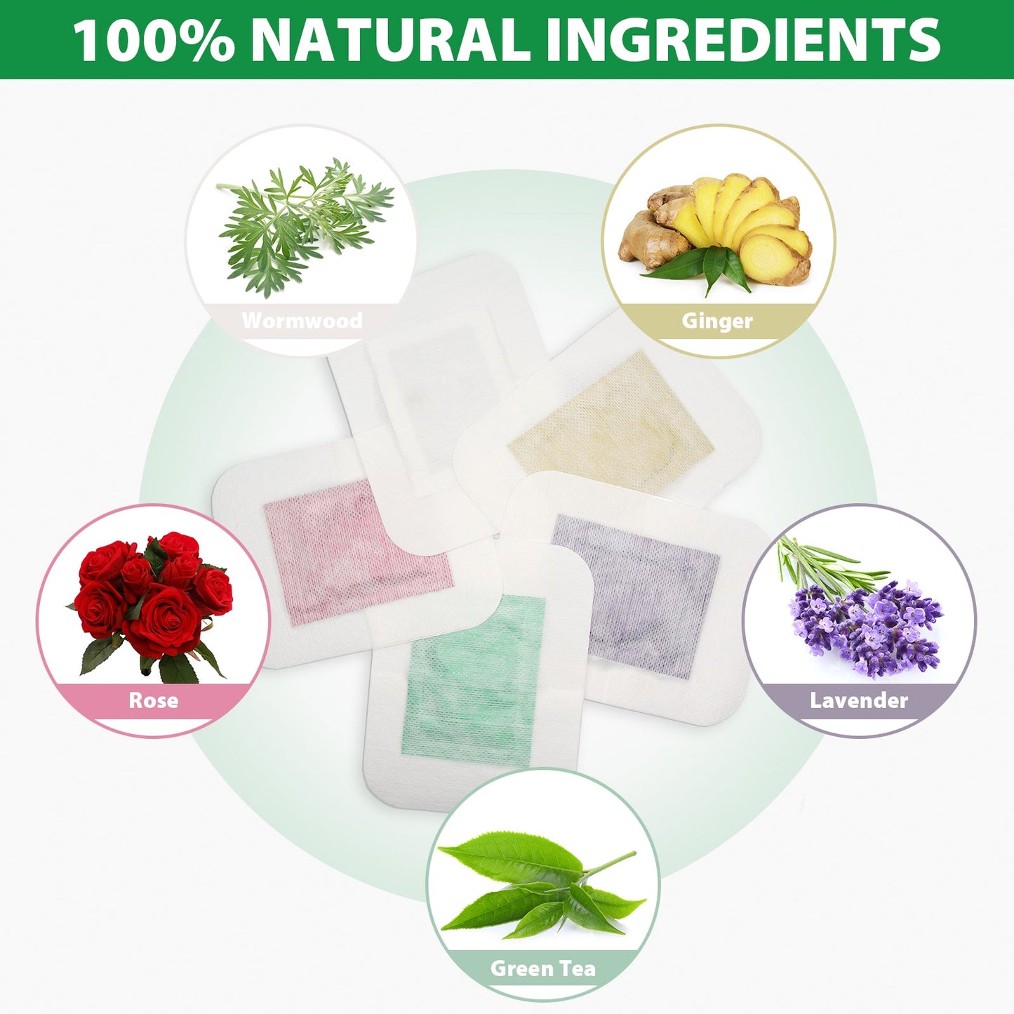 natural ingredients in foot pads