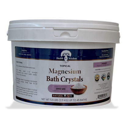 Health and Wisdom Magnesium Bath Crystals
