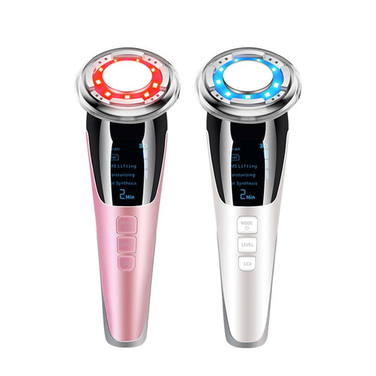 EMS Facial Massager LED light therapy Sonic Vibration Wrinkle Removal