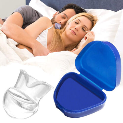 2pcs Anti Snoring Tongue Device Silicone Sleep Apnea Aid Stop Snoring