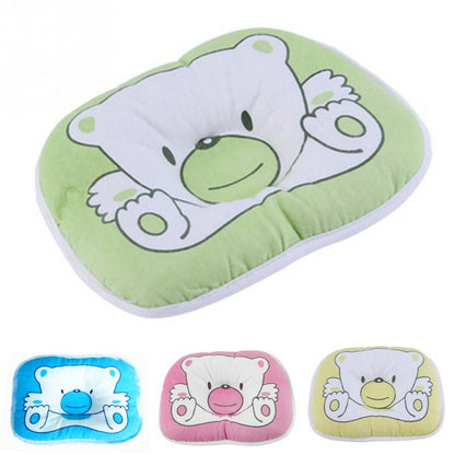 Newborn Infant Baby Bear Pattern Pillow Sleeping