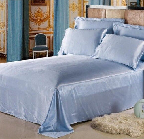 Luxury 19 Momme Pure Mulberry Silk Bedding Set (1 Seamless Fitted Bed